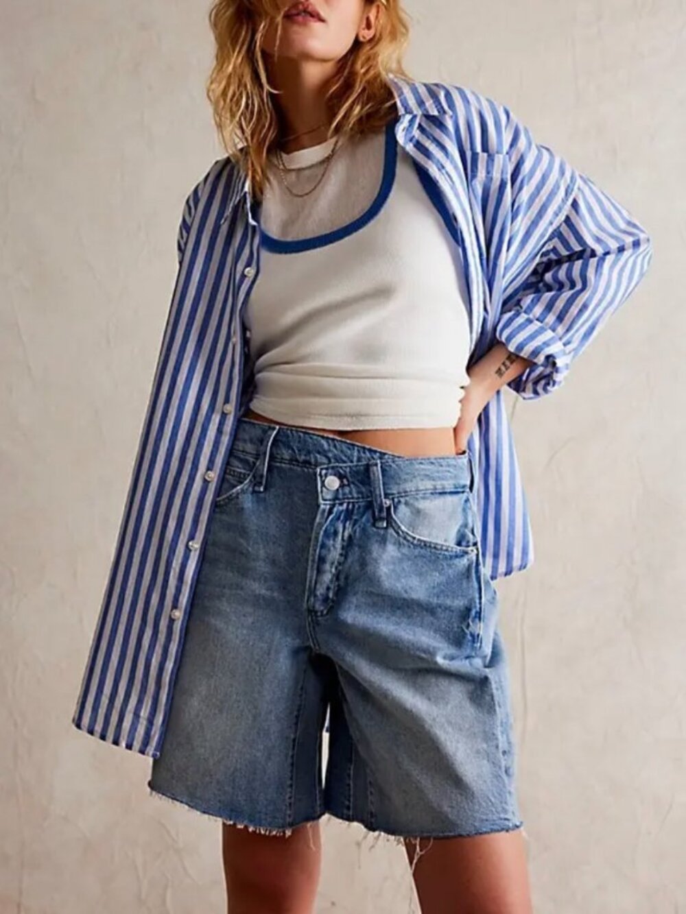 Free People We The Free Boomerang Bermuda Shorts